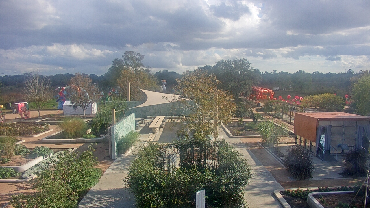Thumbnail for current weather camera view from Houston Botanic Garden in Houston, Texas
