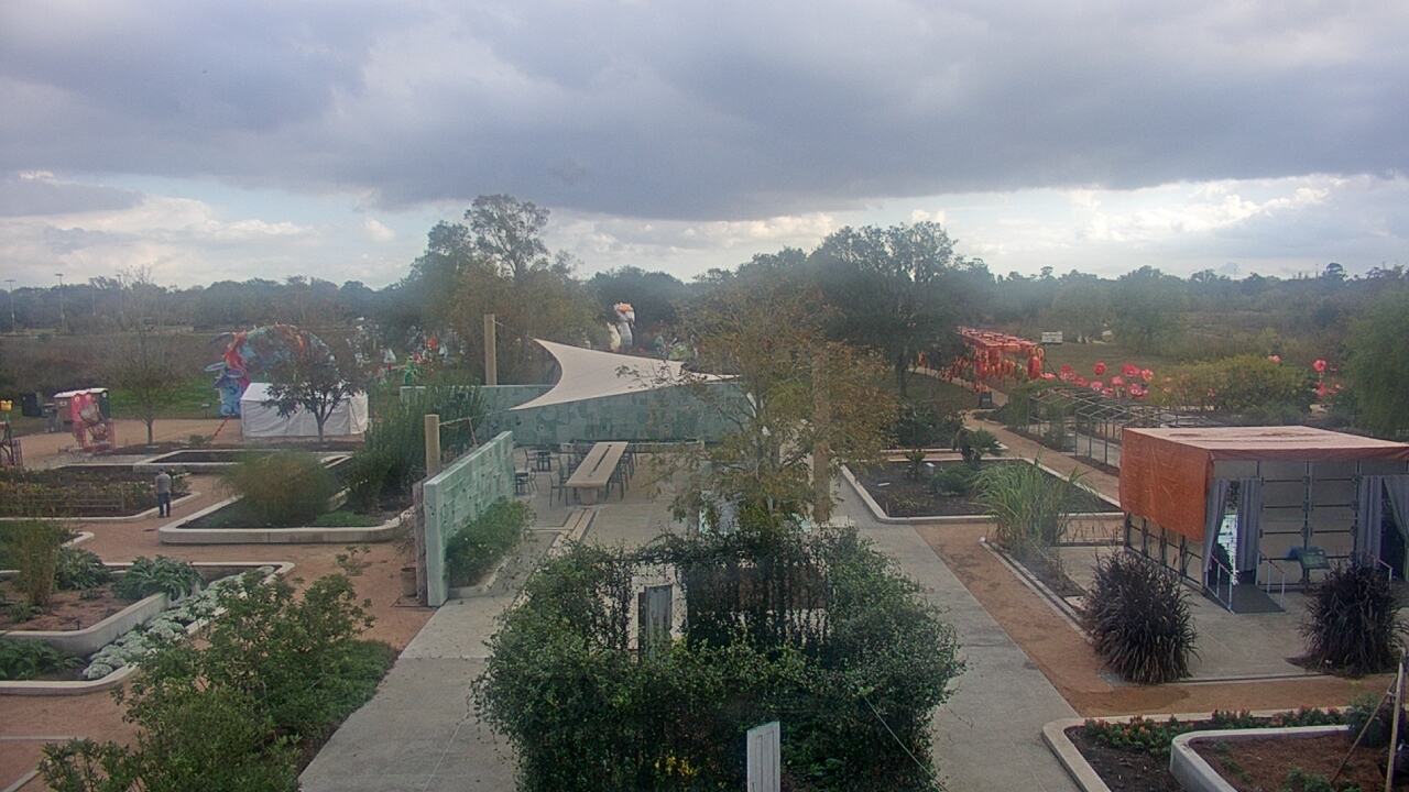 Thumbnail for current weather camera view from Houston Botanic Garden in Houston, Texas