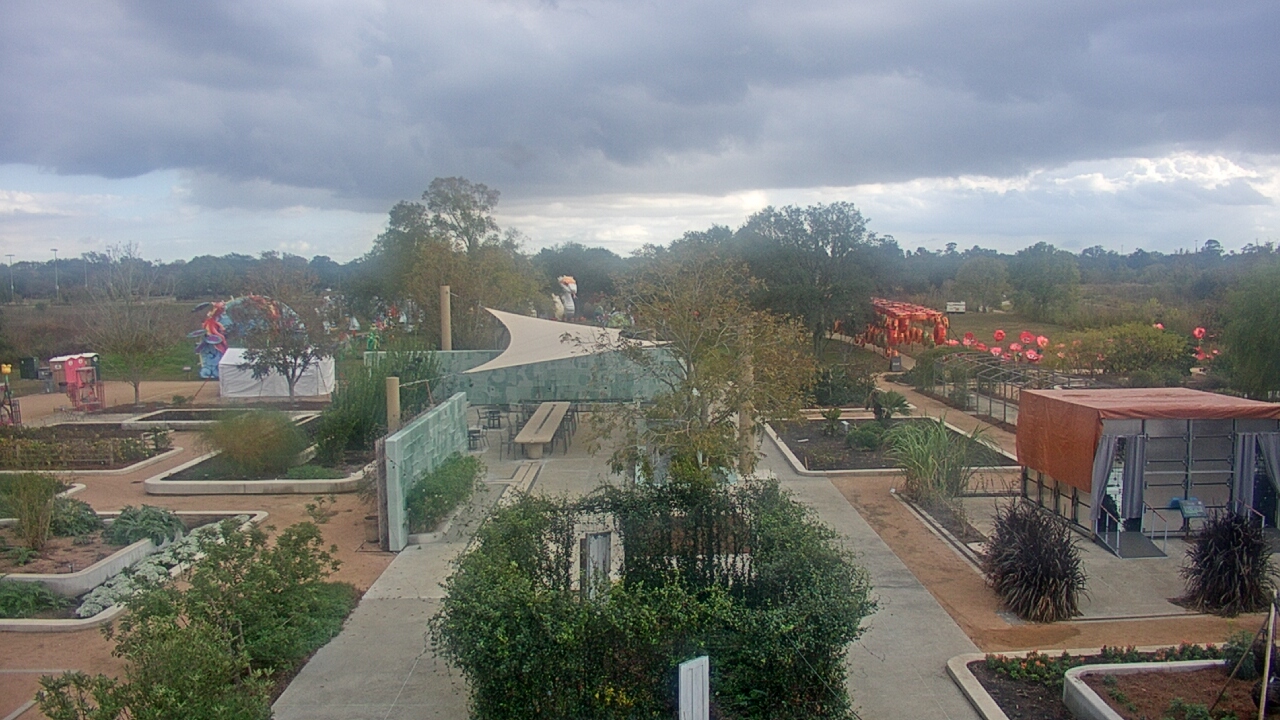 Thumbnail for current weather camera view from Houston Botanic Garden in Houston, Texas