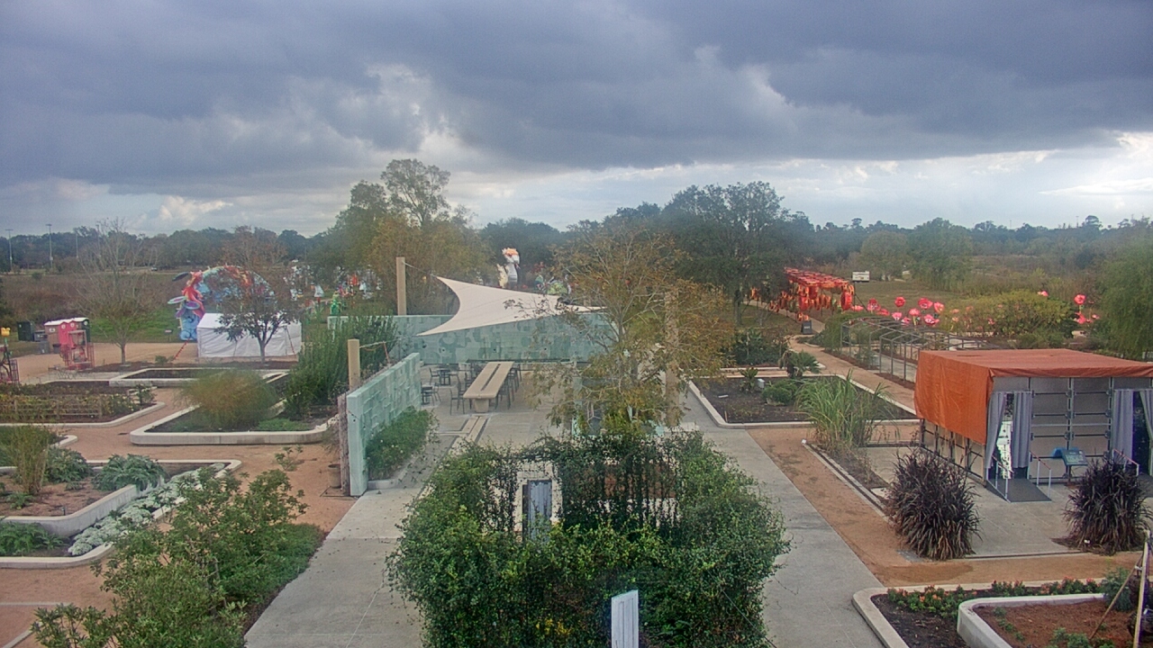 Thumbnail for current weather camera view from Houston Botanic Garden in Houston, Texas