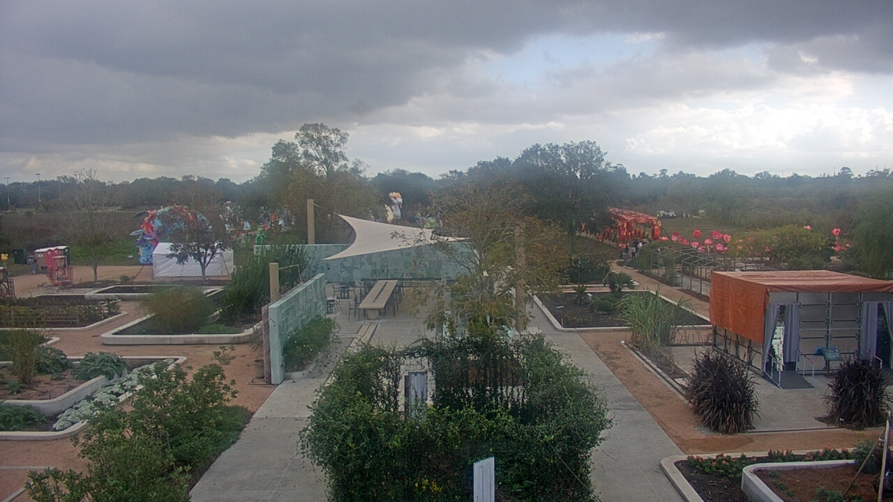Thumbnail for current weather camera view from Houston Botanic Garden in Houston, Texas