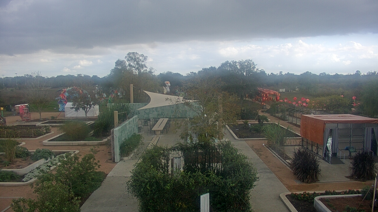 Thumbnail for current weather camera view from Houston Botanic Garden in Houston, Texas