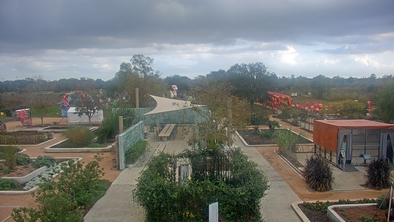 Thumbnail for current weather camera view from Houston Botanic Garden in Houston, Texas