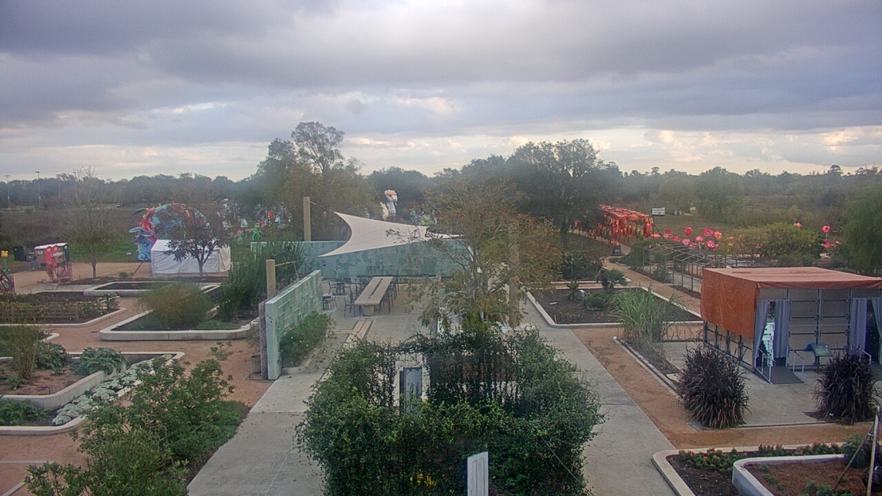 Thumbnail for current weather camera view from Houston Botanic Garden in Houston, Texas