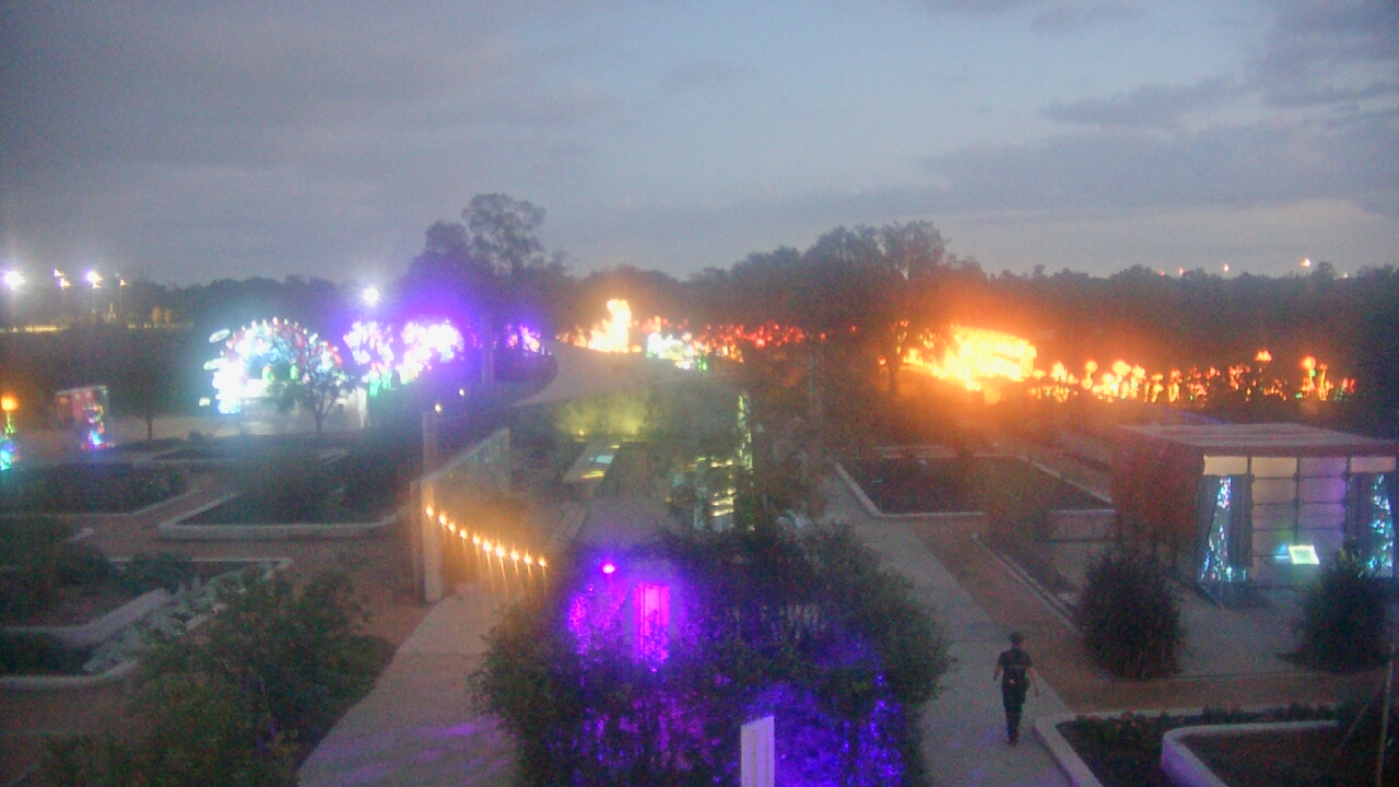 Thumbnail for current weather camera view from Houston Botanic Garden in Houston, Texas