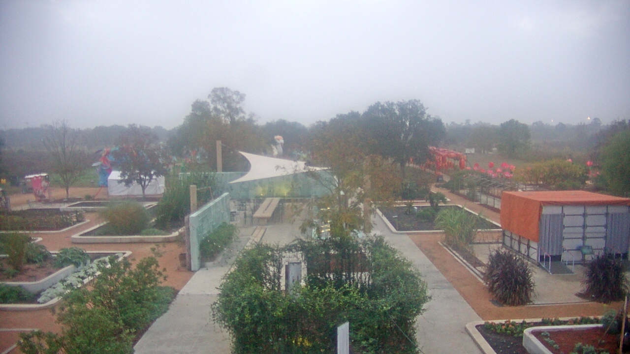 Thumbnail for current weather camera view from Houston Botanic Garden in Houston, Texas