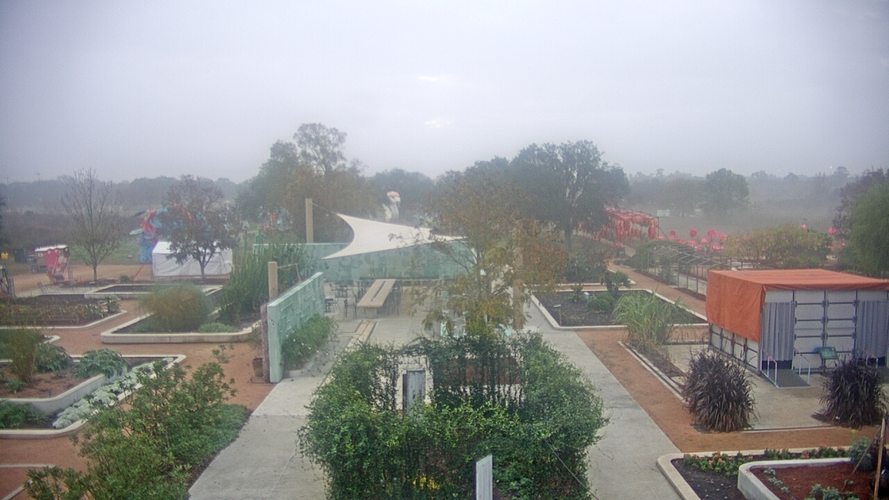 Thumbnail for current weather camera view from Houston Botanic Garden in Houston, Texas