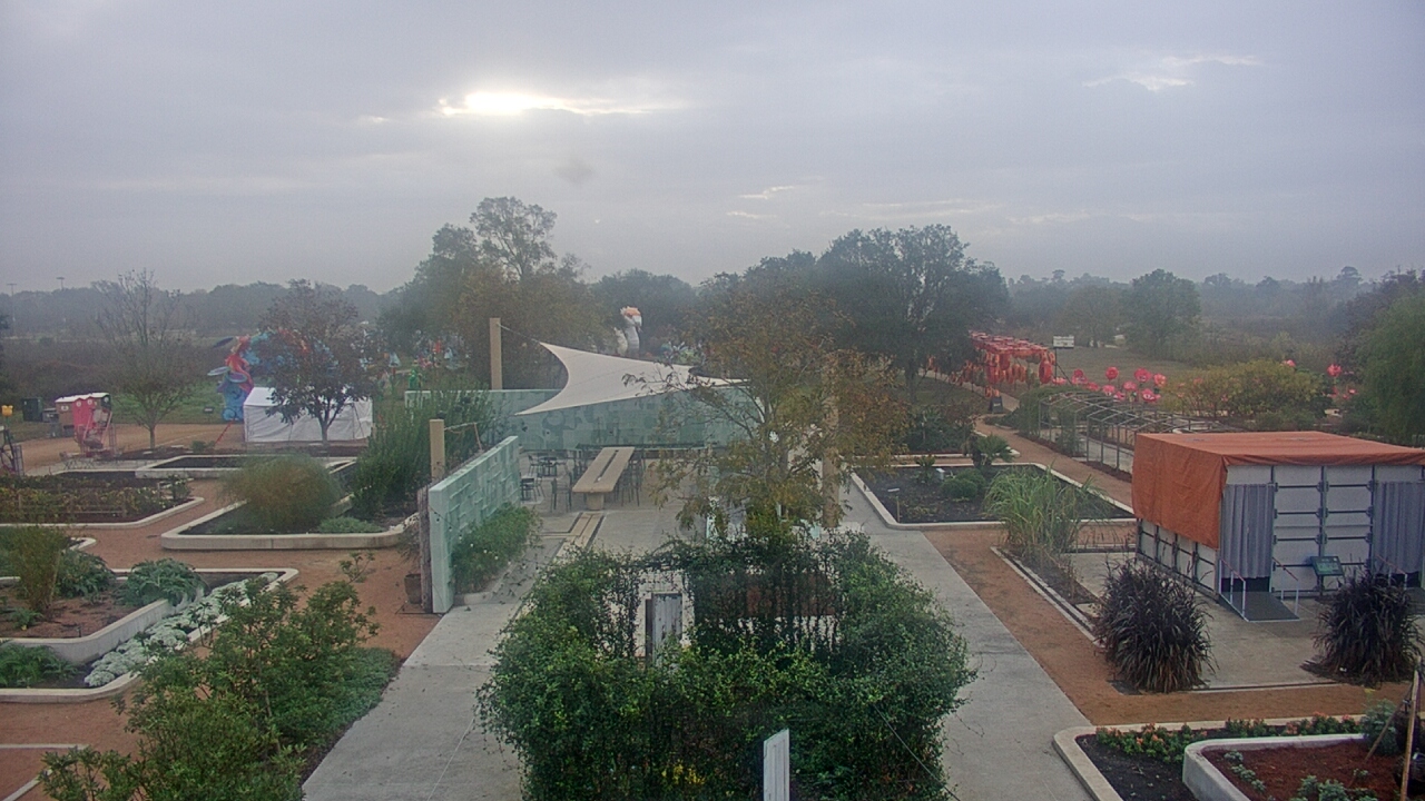 Thumbnail for current weather camera view from Houston Botanic Garden in Houston, Texas