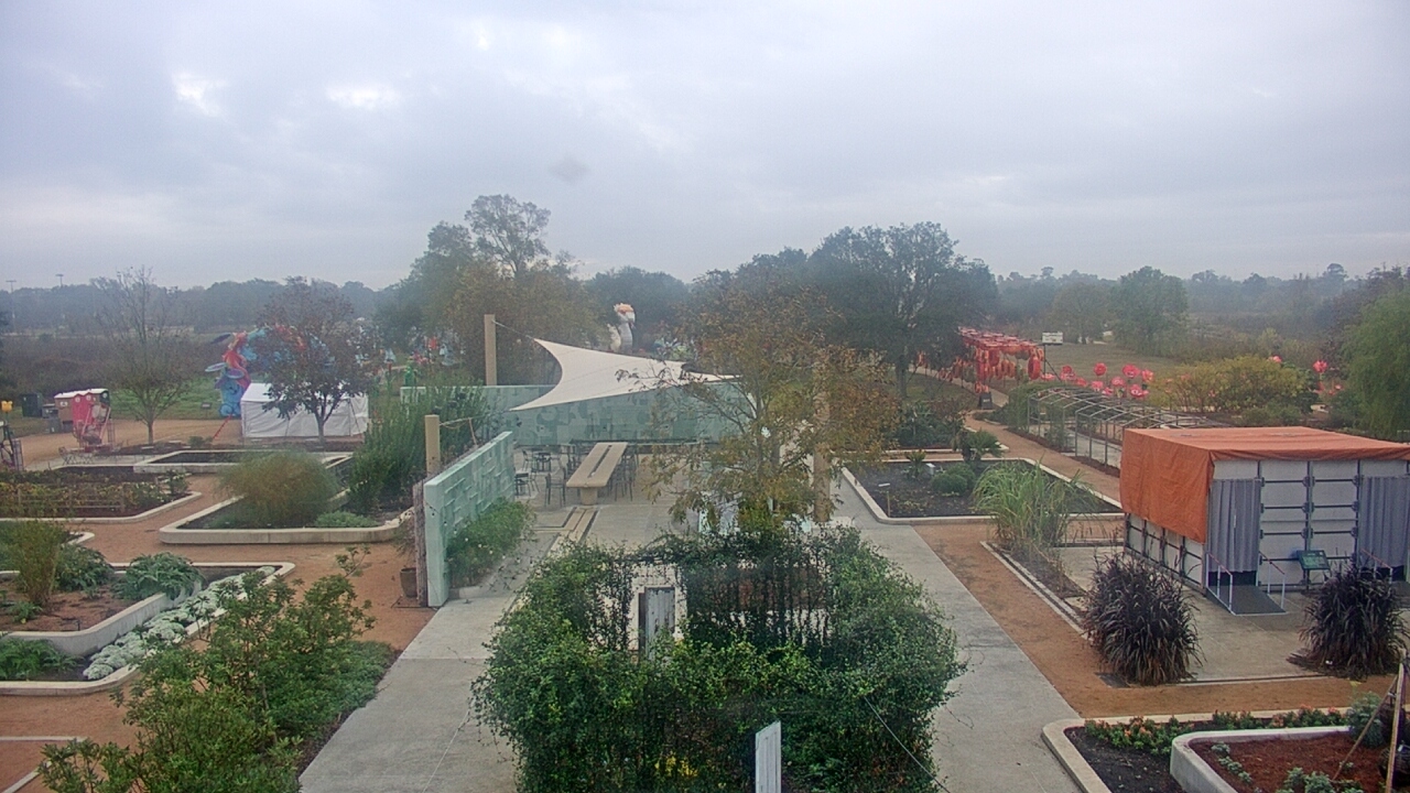 Thumbnail for current weather camera view from Houston Botanic Garden in Houston, Texas