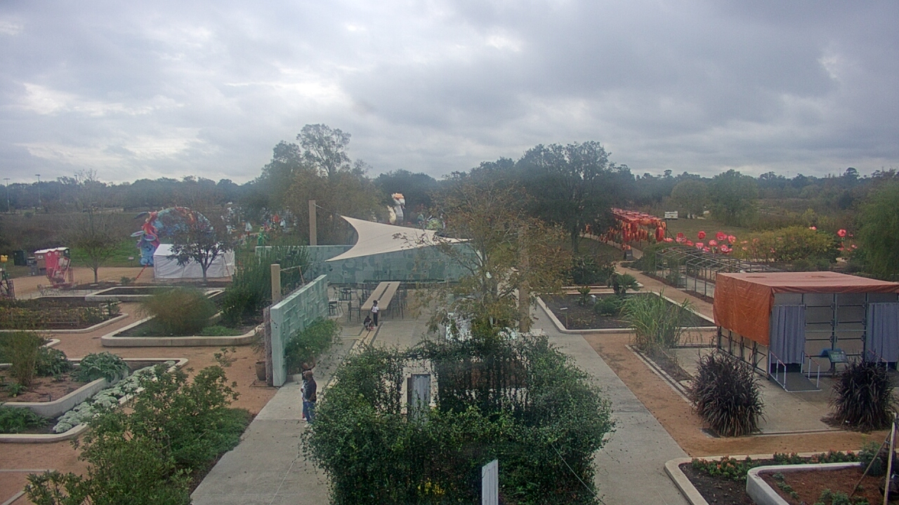 Thumbnail for current weather camera view from Houston Botanic Garden in Houston, Texas