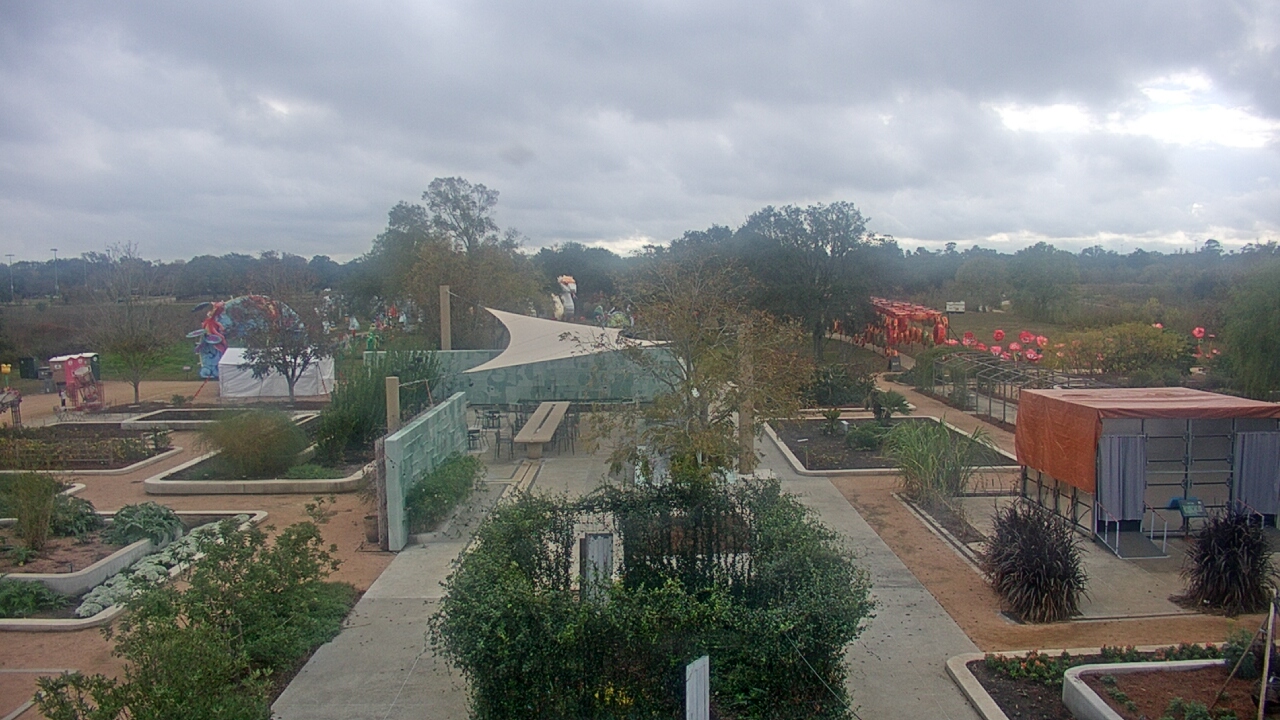 Thumbnail for current weather camera view from Houston Botanic Garden in Houston, Texas