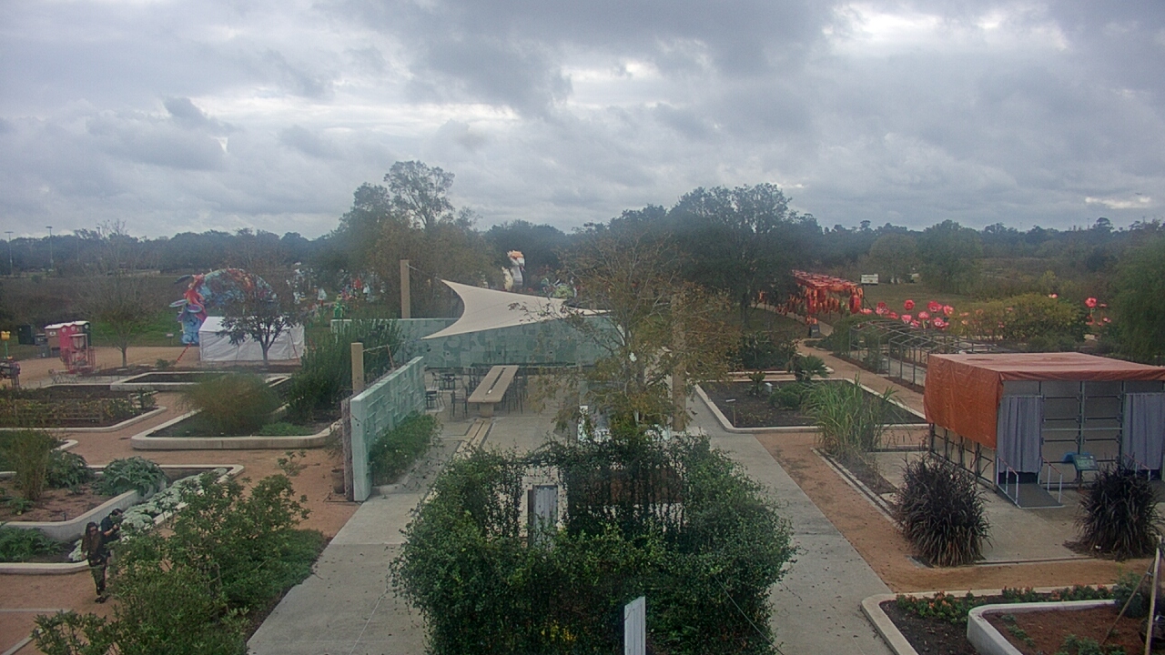 Thumbnail for current weather camera view from Houston Botanic Garden in Houston, Texas