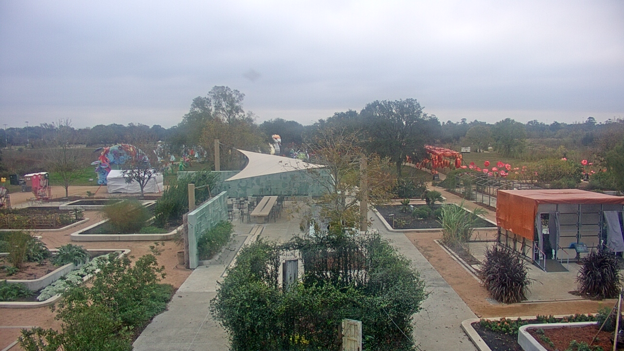 Thumbnail for current weather camera view from Houston Botanic Garden in Houston, Texas