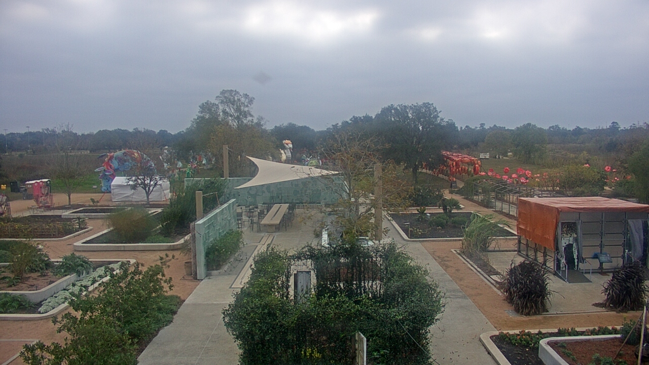 Thumbnail for current weather camera view from Houston Botanic Garden in Houston, Texas