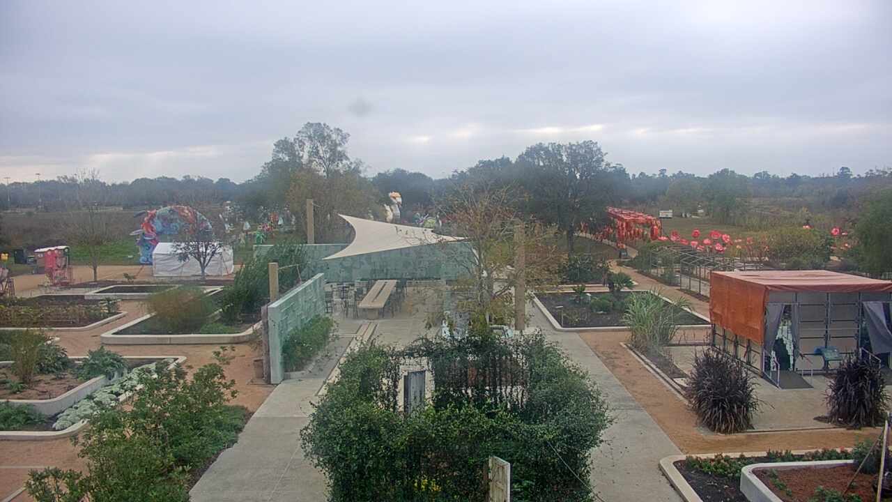 Thumbnail for current weather camera view from Houston Botanic Garden in Houston, Texas