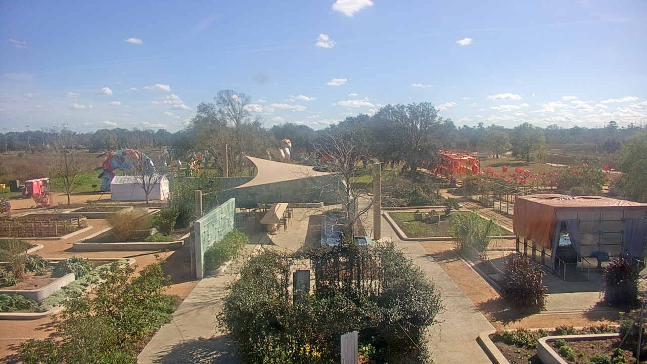Thumbnail for current weather camera view from Houston Botanic Garden in Houston, Texas