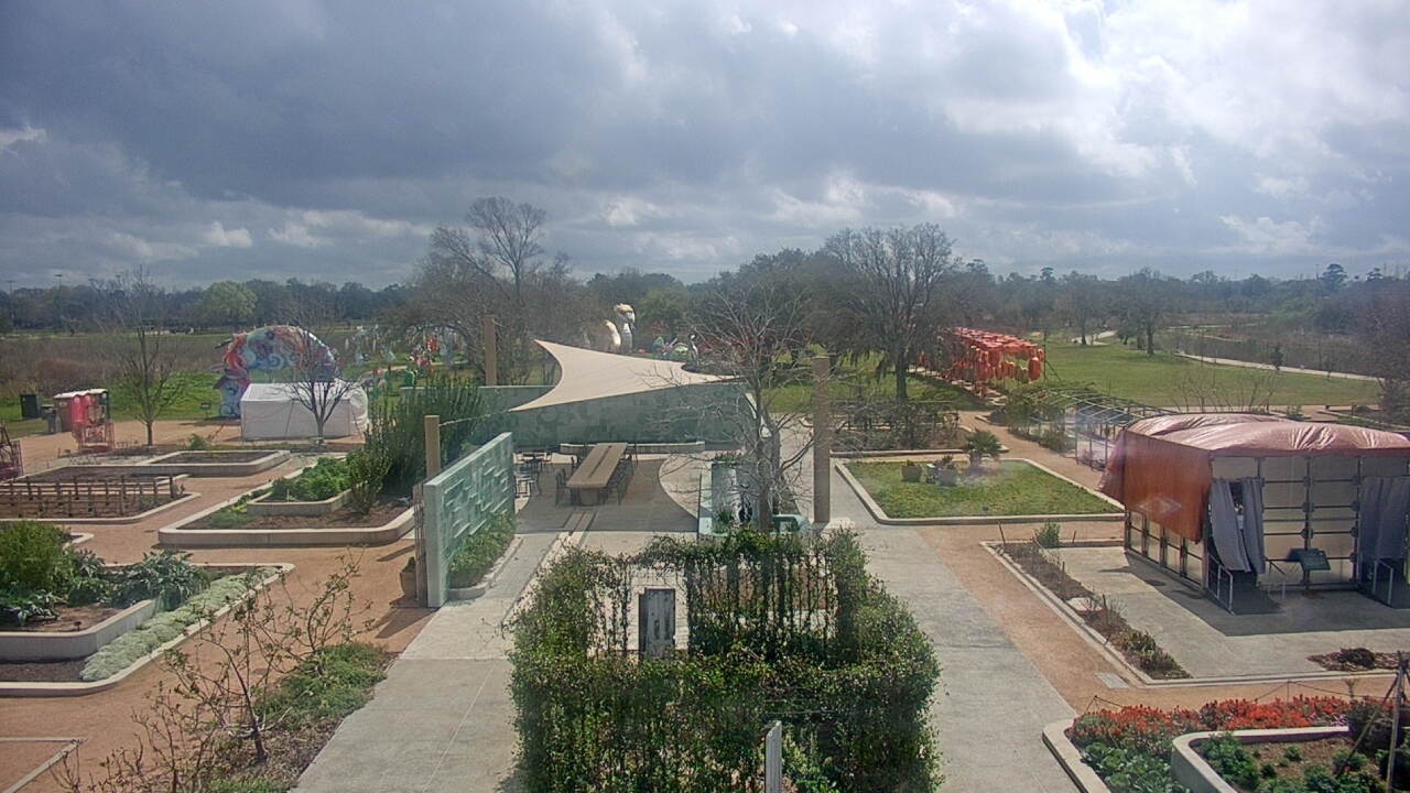 Thumbnail for current weather camera view from Houston Botanic Garden in Houston, Texas