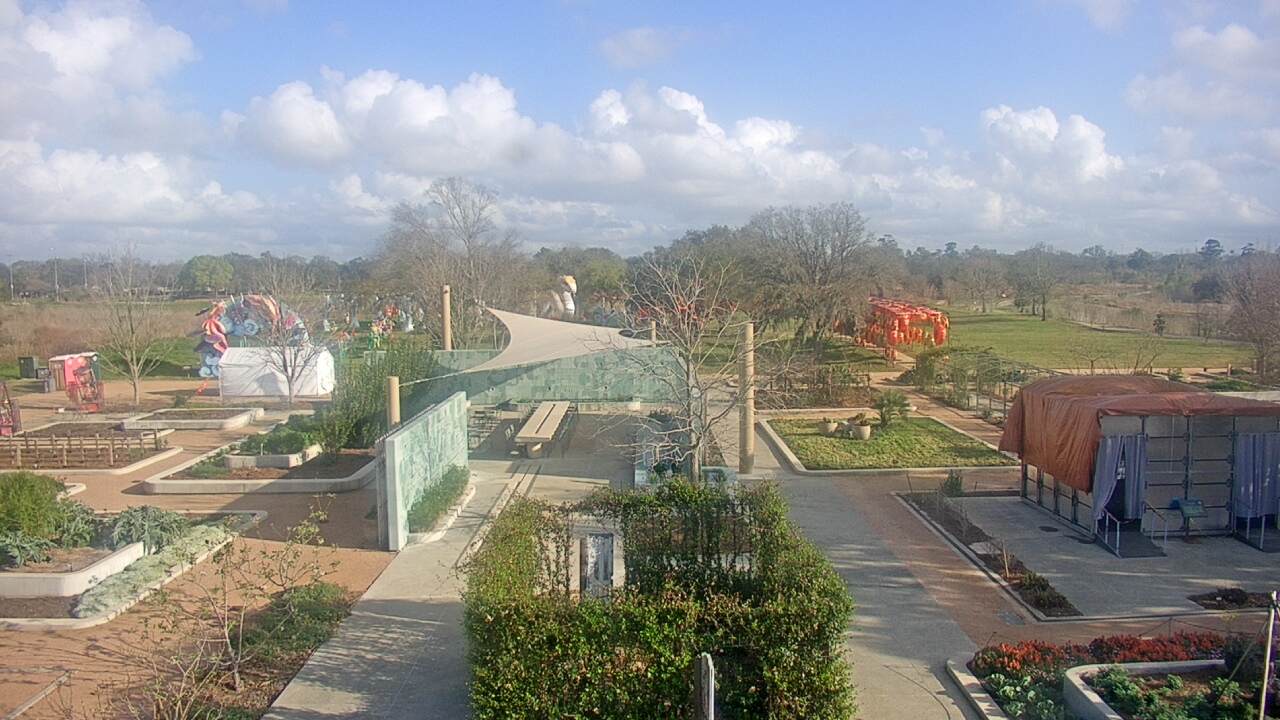 Thumbnail for current weather camera view from Houston Botanic Garden in Houston, Texas