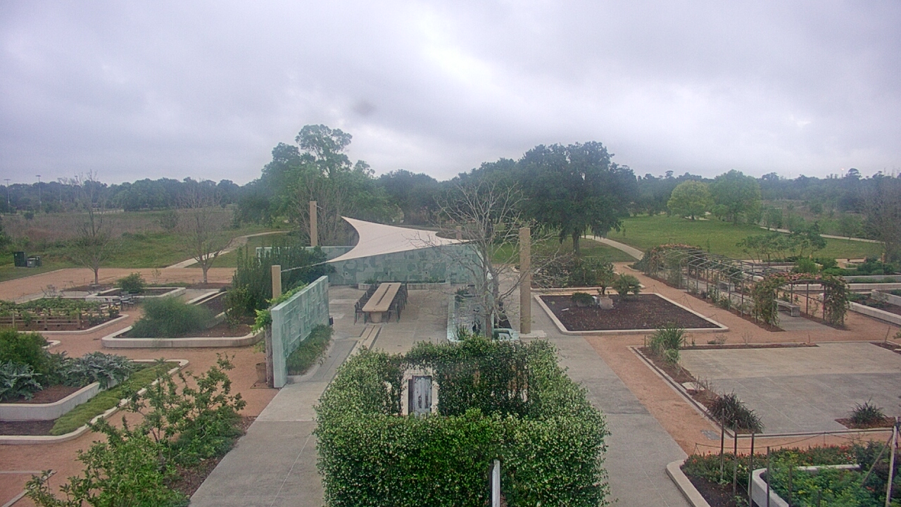 Thumbnail for current weather camera view from Houston Botanic Garden in Houston, Texas