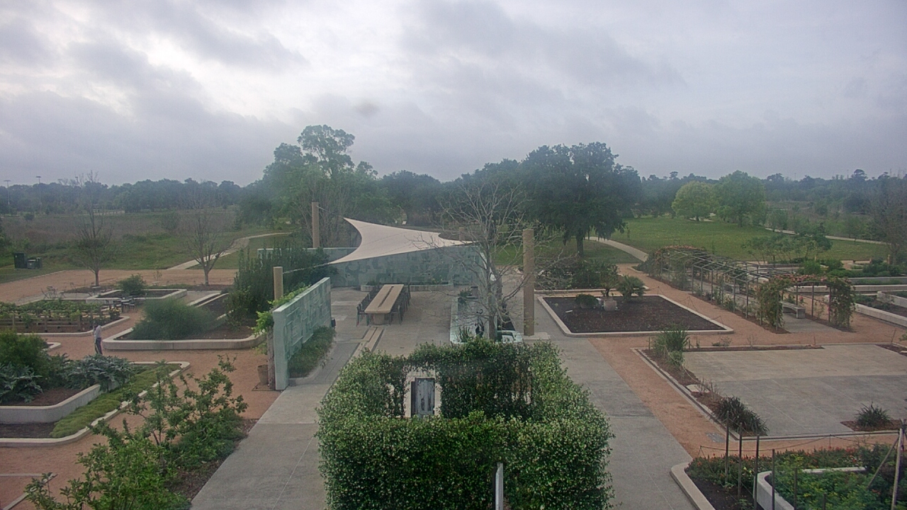 Thumbnail for current weather camera view from Houston Botanic Garden in Houston, Texas