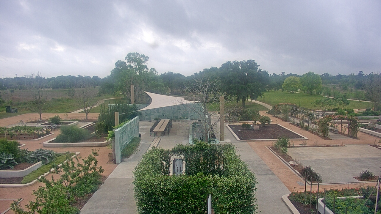 Thumbnail for current weather camera view from Houston Botanic Garden in Houston, Texas