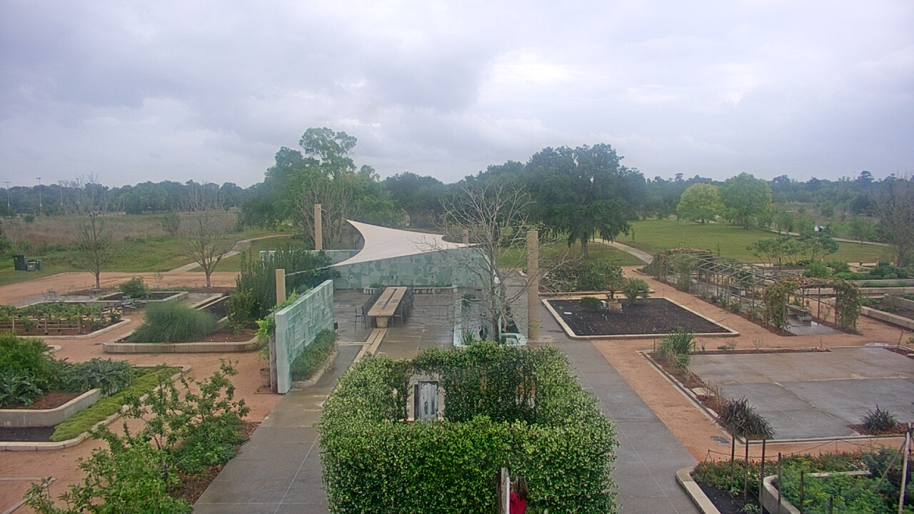 Thumbnail for current weather camera view from Houston Botanic Garden in Houston, Texas
