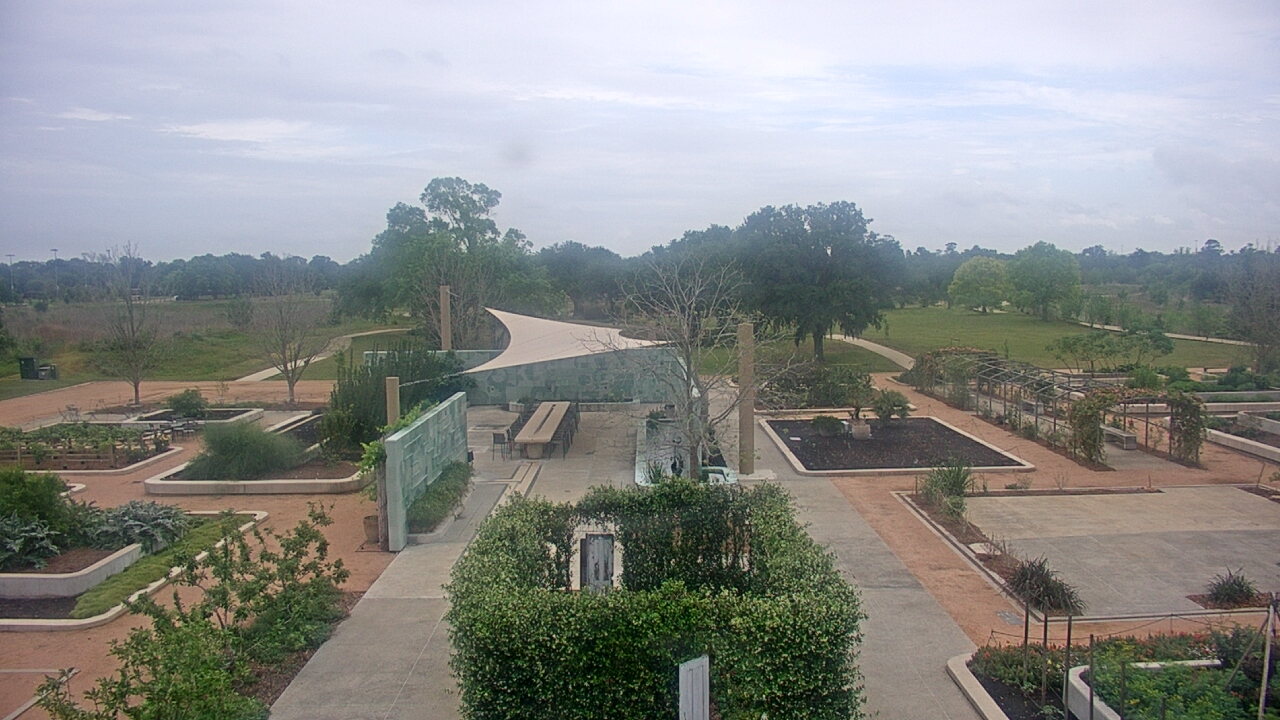 Thumbnail for current weather camera view from Houston Botanic Garden in Houston, Texas