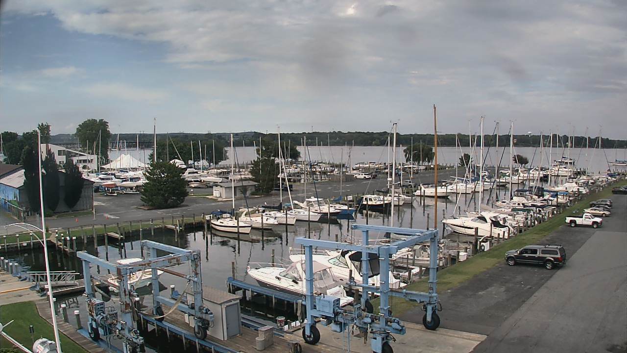 Thumbnail for current weather camera view from Tidewater Marina in Havre de Grace, Maryland