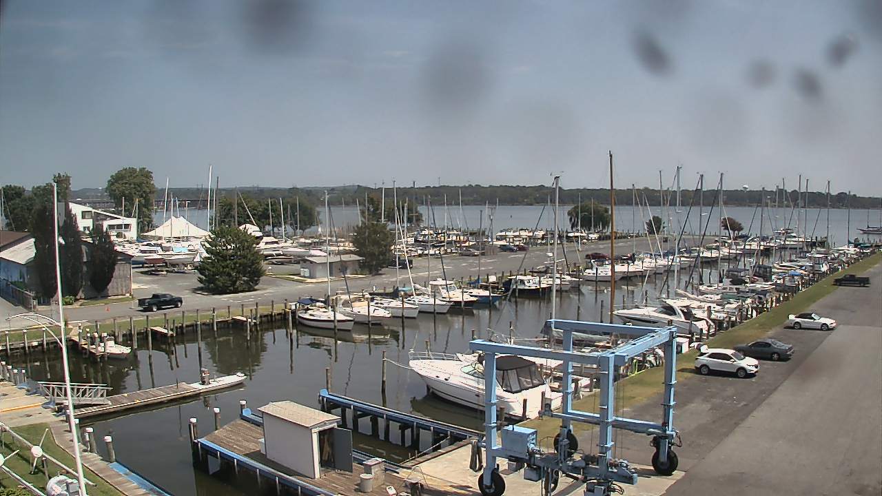 Thumbnail for current weather camera view from Tidewater Marina in Havre de Grace, Maryland