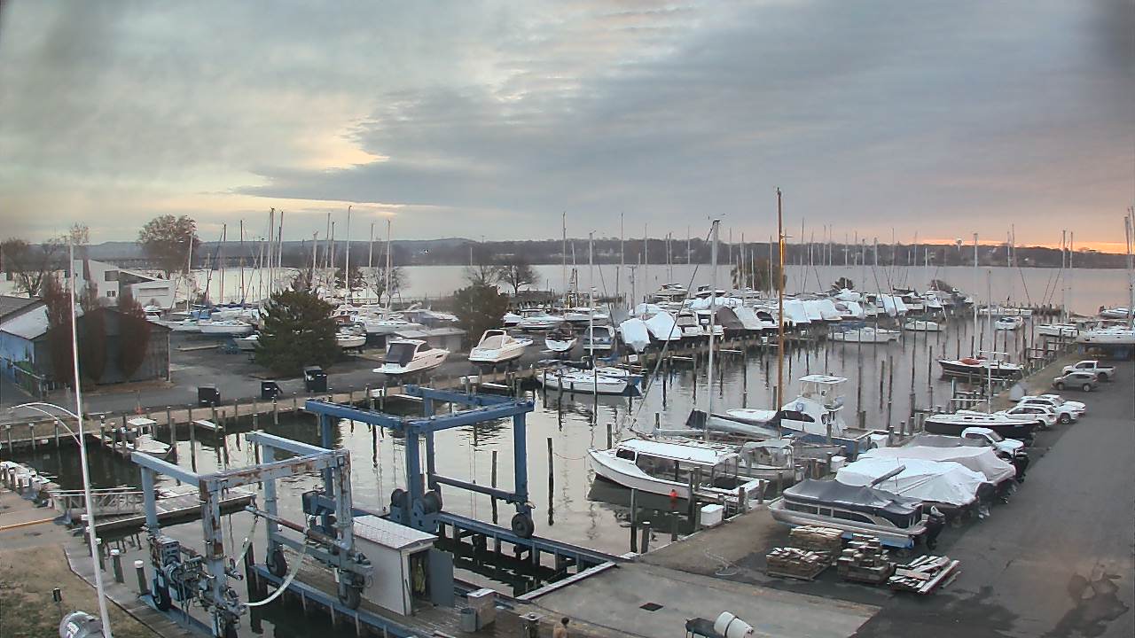 Thumbnail for current weather camera view from Tidewater Marina in Havre de Grace, Maryland