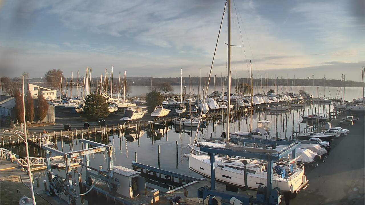 Thumbnail for current weather camera view from Tidewater Marina in Havre de Grace, Maryland