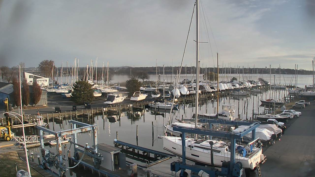 Thumbnail for current weather camera view from Tidewater Marina in Havre de Grace, Maryland