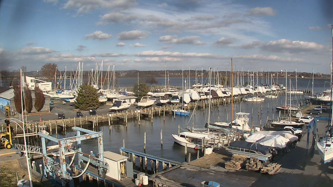 Thumbnail for current weather camera view from Tidewater Marina in Havre de Grace, Maryland