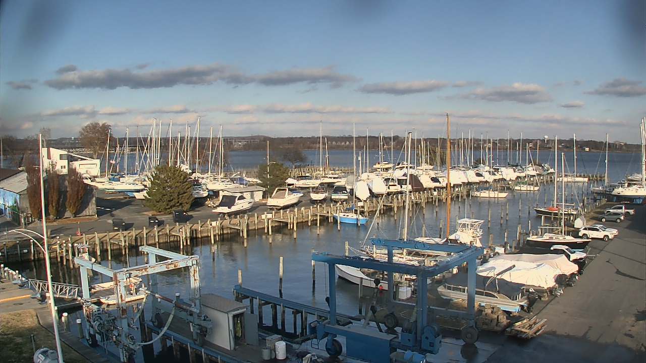 Thumbnail for current weather camera view from Tidewater Marina in Havre de Grace, Maryland