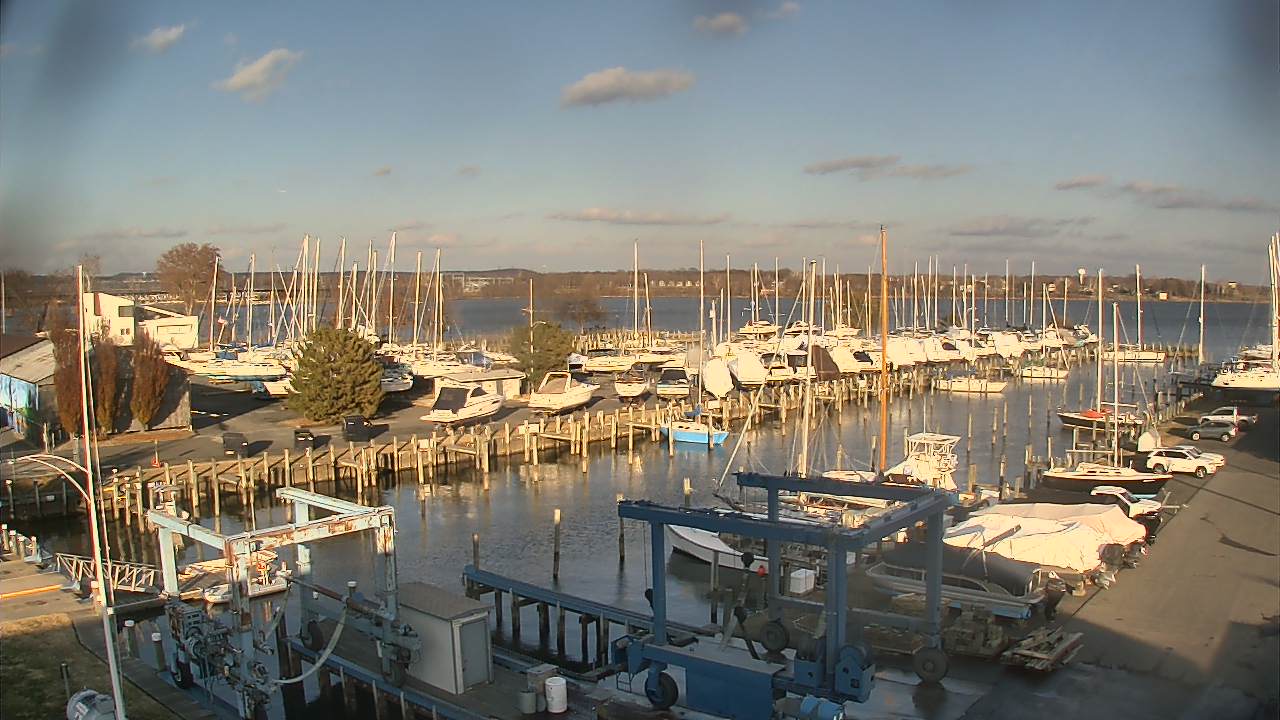 Thumbnail for current weather camera view from Tidewater Marina in Havre de Grace, Maryland