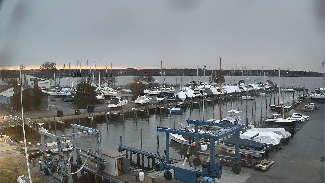 Thumbnail for current weather camera view from Tidewater Marina in Havre de Grace, Maryland