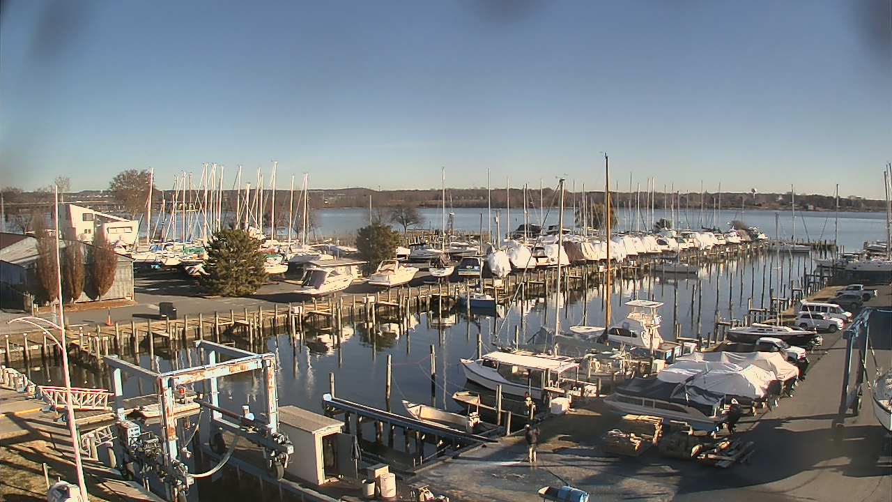 Thumbnail for current weather camera view from Tidewater Marina in Havre de Grace, Maryland
