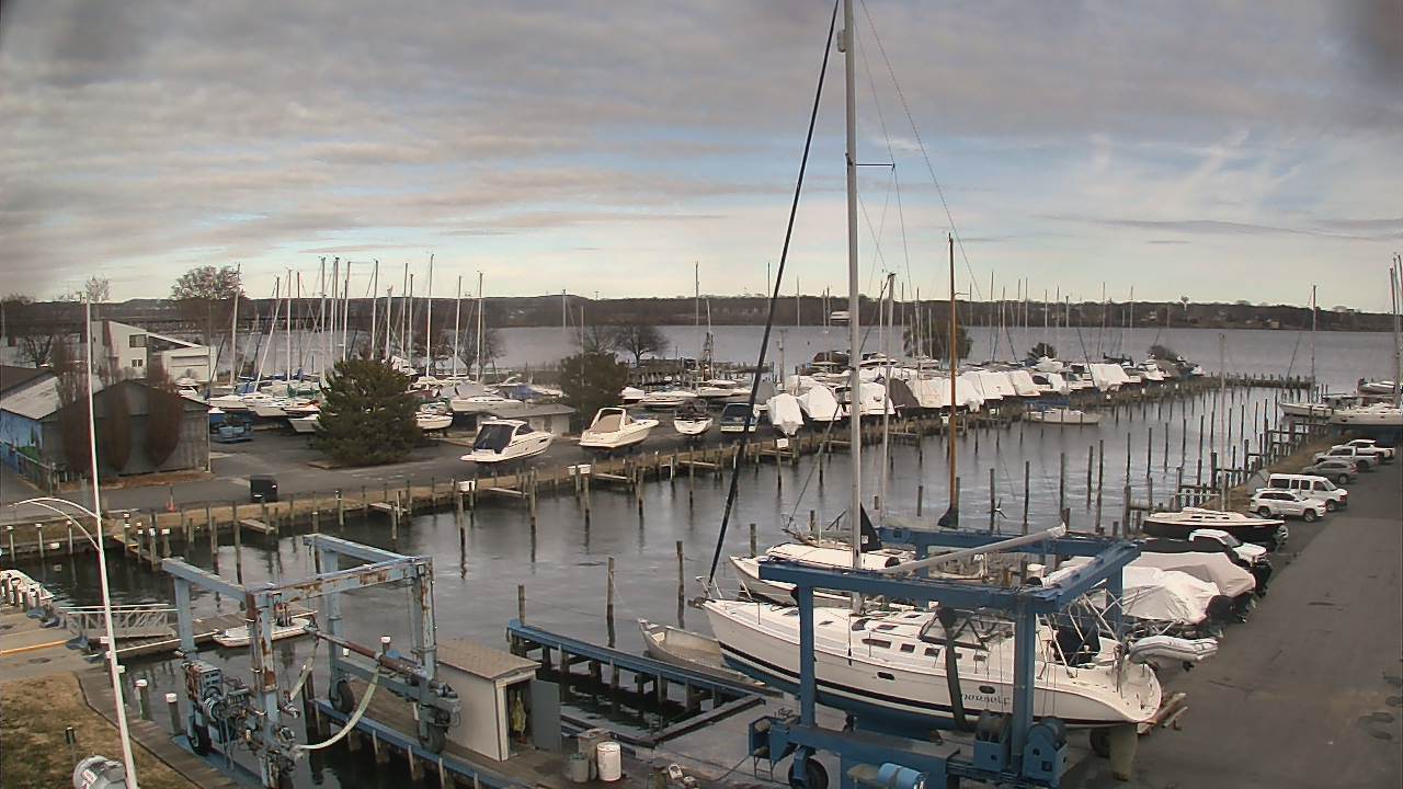 Thumbnail for current weather camera view from Tidewater Marina in Havre de Grace, Maryland