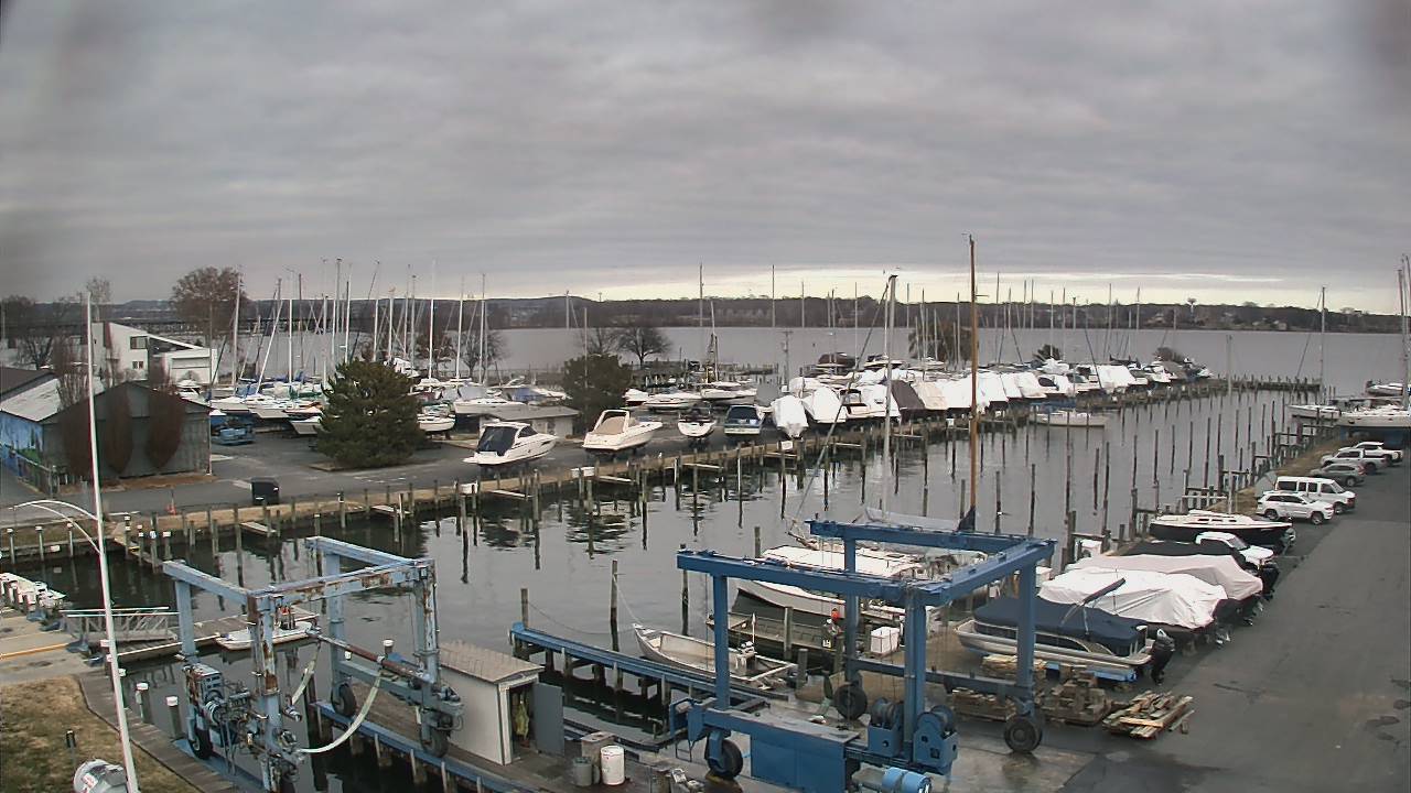 Thumbnail for current weather camera view from Tidewater Marina in Havre de Grace, Maryland