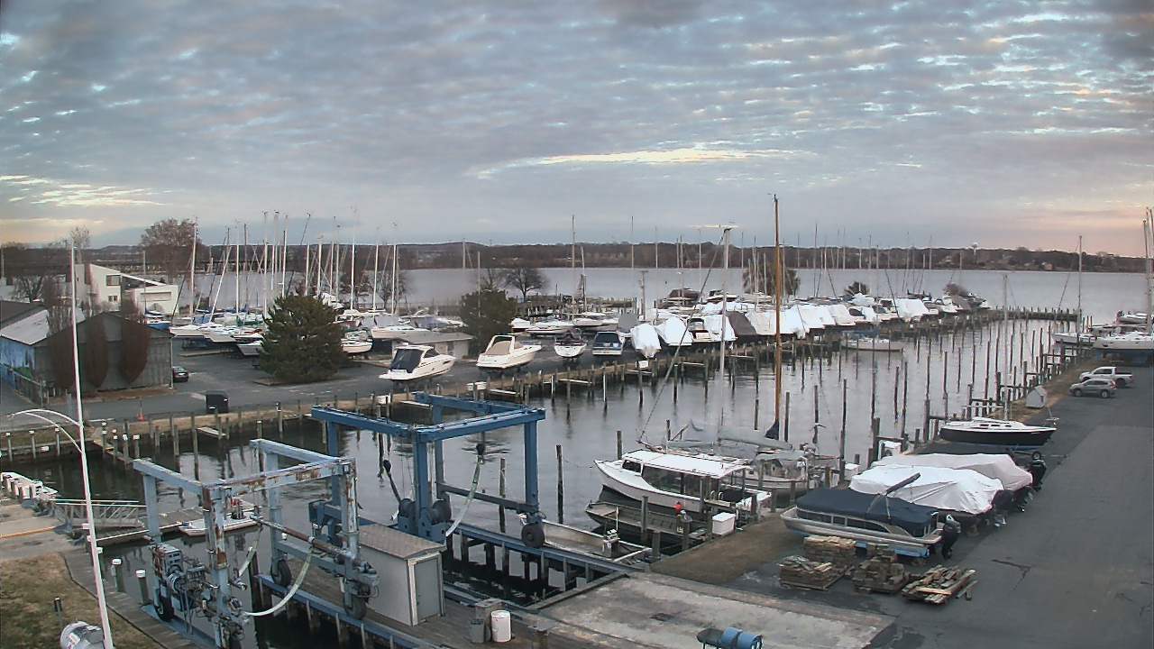 Thumbnail for current weather camera view from Tidewater Marina in Havre de Grace, Maryland