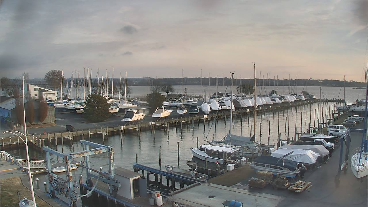 Thumbnail for current weather camera view from Tidewater Marina in Havre de Grace, Maryland