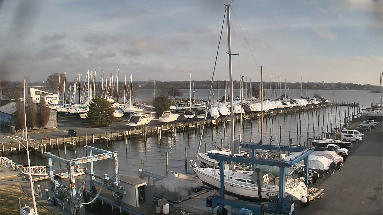 Thumbnail for current weather camera view from Tidewater Marina in Havre de Grace, Maryland