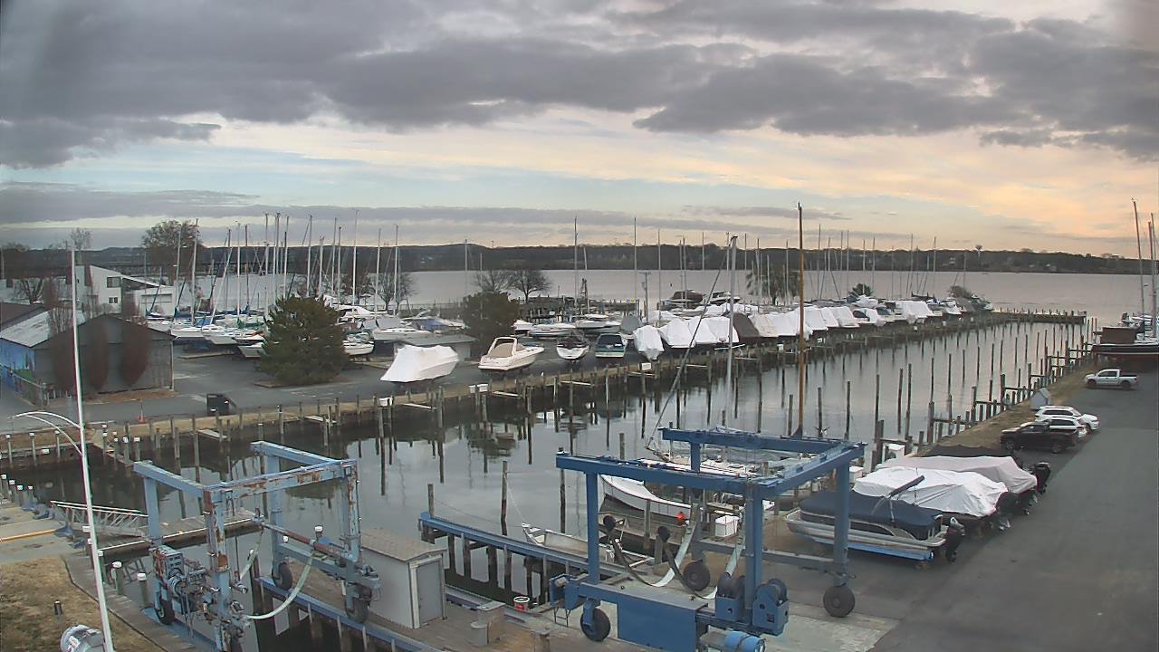 Thumbnail for current weather camera view from Tidewater Marina in Havre de Grace, Maryland