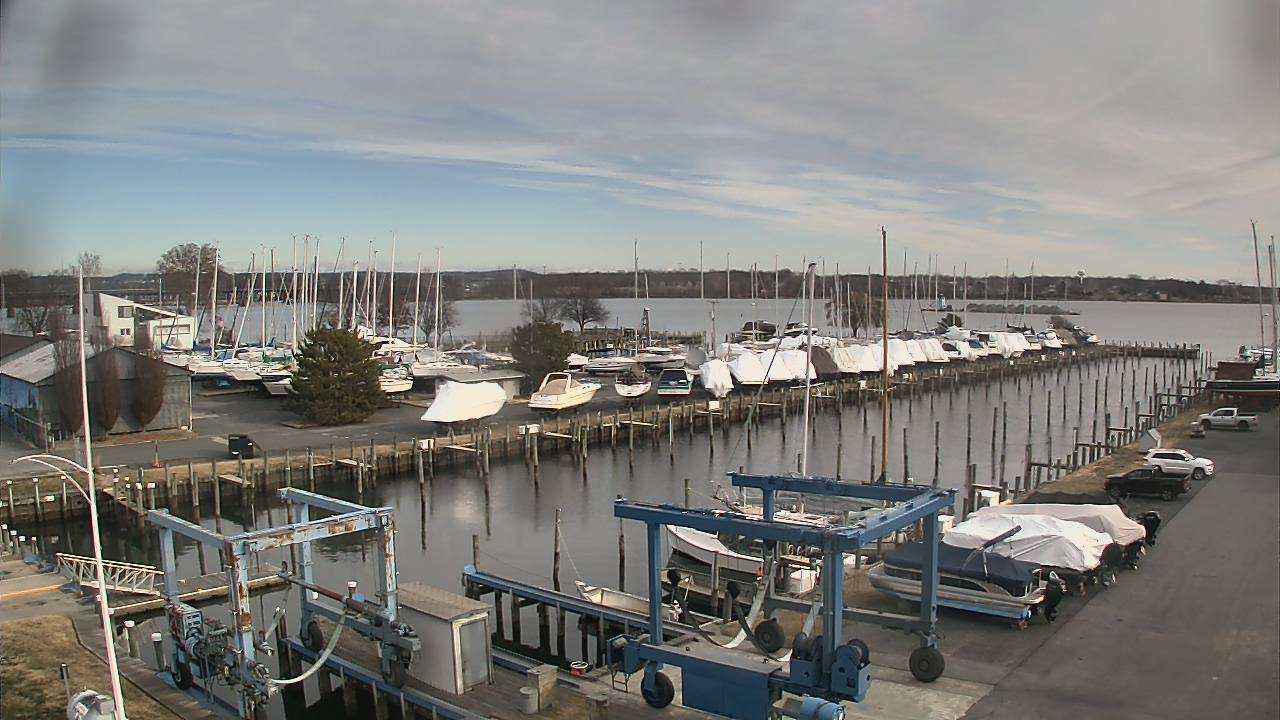 Thumbnail for current weather camera view from Tidewater Marina in Havre de Grace, Maryland