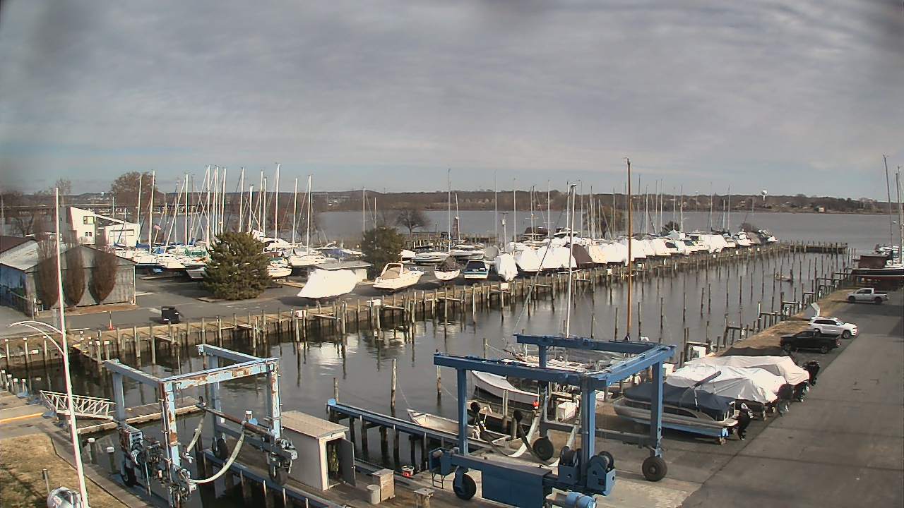 Thumbnail for current weather camera view from Tidewater Marina in Havre de Grace, Maryland
