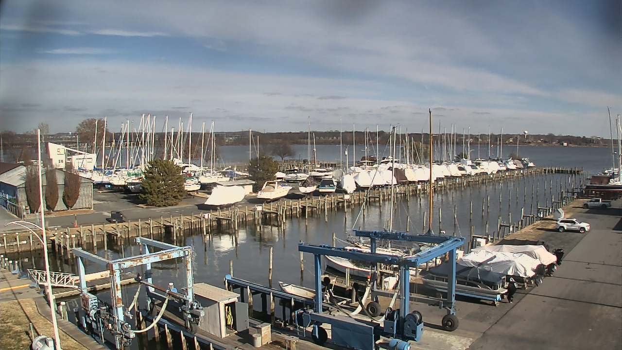 Thumbnail for current weather camera view from Tidewater Marina in Havre de Grace, Maryland