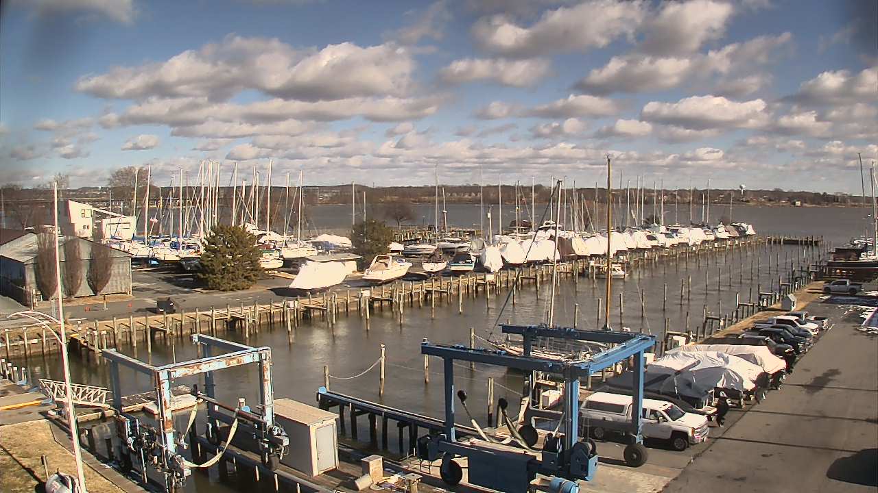 Thumbnail for current weather camera view from Tidewater Marina in Havre de Grace, Maryland
