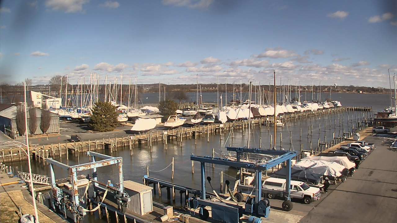 Thumbnail for current weather camera view from Tidewater Marina in Havre de Grace, Maryland