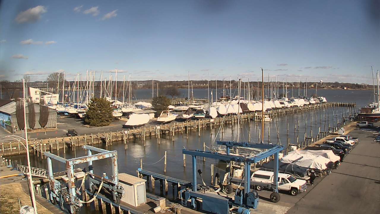 Thumbnail for current weather camera view from Tidewater Marina in Havre de Grace, Maryland