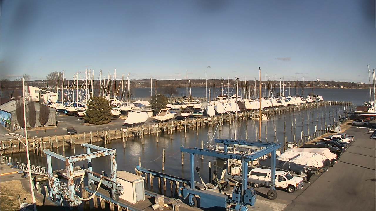 Thumbnail for current weather camera view from Tidewater Marina in Havre de Grace, Maryland